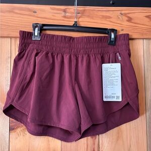 lululemon athletica Maroon Athletic Shorts